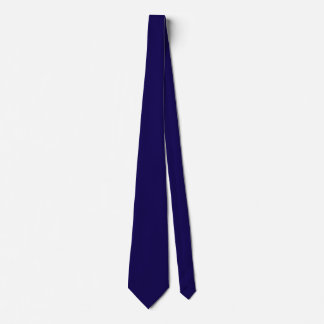 Very deep blue tie