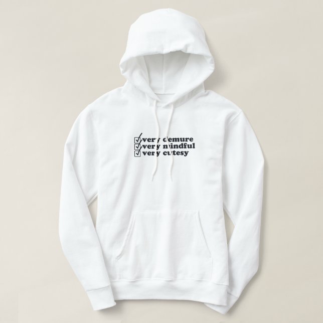 Very Demure Hoodie (Design Front)