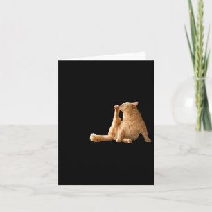 Very Demure Mindful Cly Meme Funny Cat Card