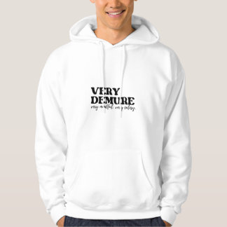 Very Demure Very Mindful Very Cutesy Hoodie
