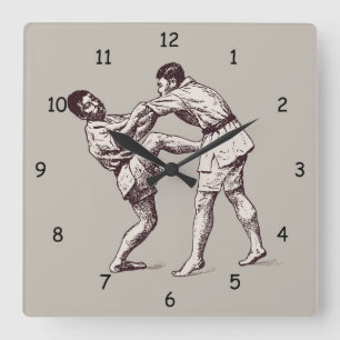 Very Fun Ancient Martial Arts Wall Clock