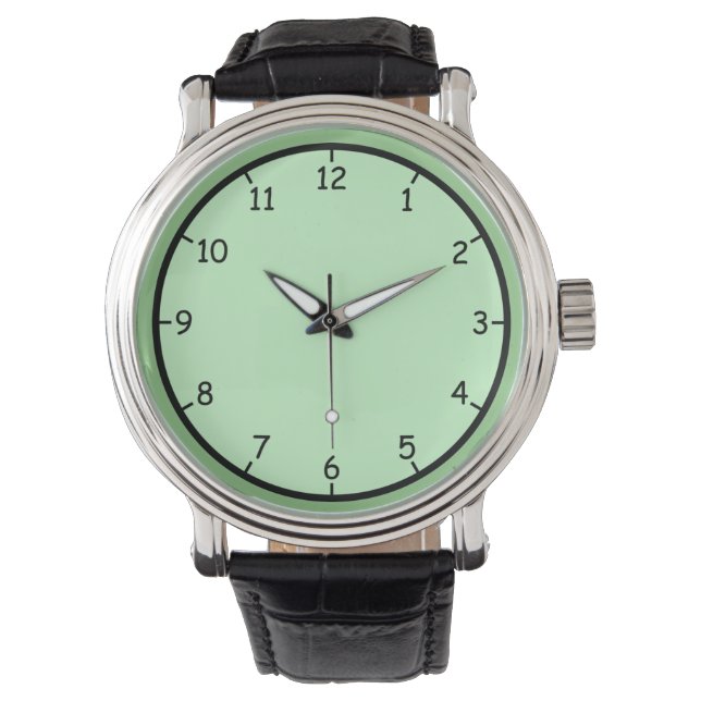 Very Fun and Colourful Green Wrist Watch (Front)
