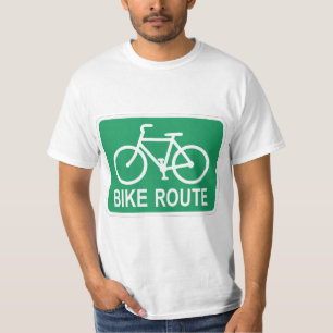 Very Fun Bike Route Sign T-Shirt