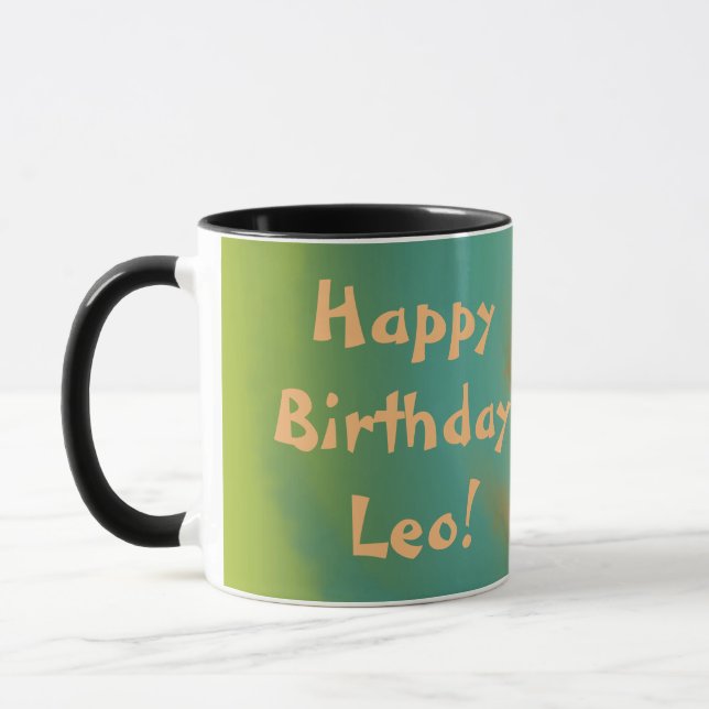 Very Fun Colourful Cool  Arty Vibe Colourful Mug (Left)