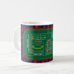 Very Fun Craps Table Coffee Cup