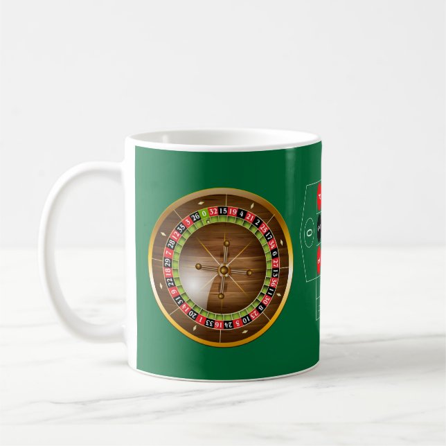 Very Fun European Roulette Table Coffee Cup (Left)