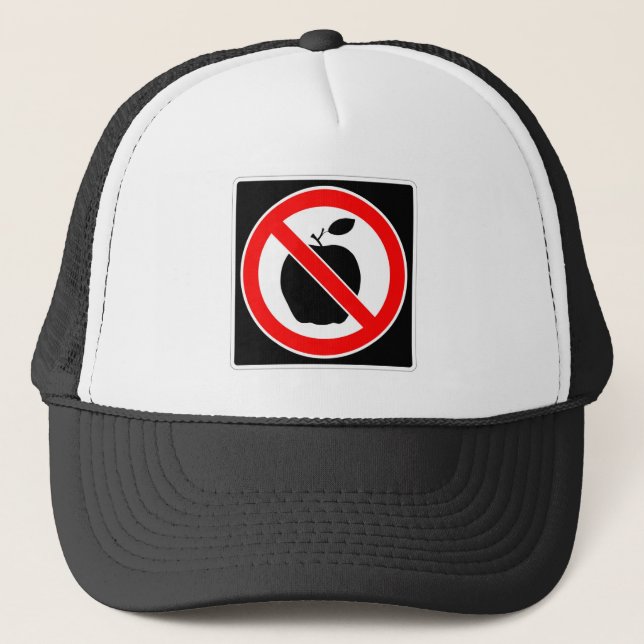 Very Fun NO APPLE Sign Hat (Front)