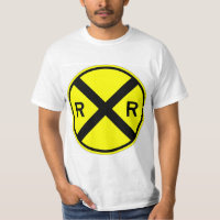 Very Fun Rail Road Crossing Sign T-Shirt
