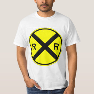 Very Fun Rail Road Crossing Sign T-Shirt