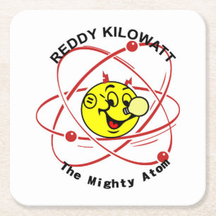 Very Fun Reddy Kilowatt Coaster Set