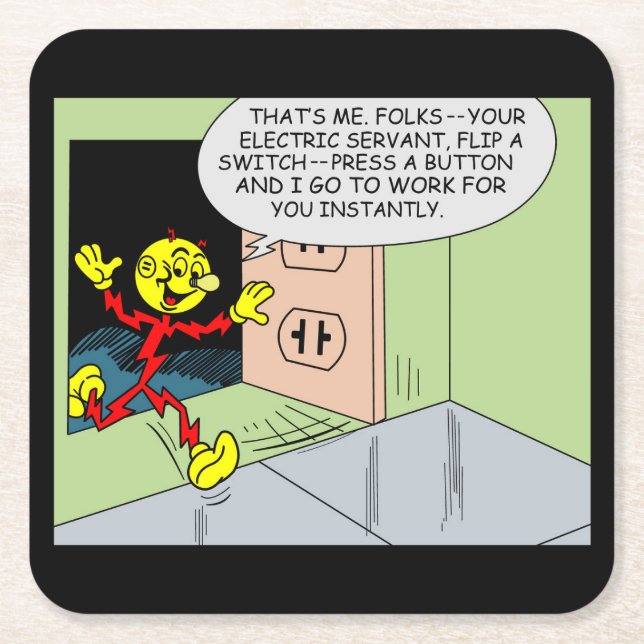 Very Fun Reddy Kilowatt Coaster Set (Front)