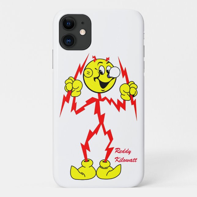 Very Fun Reddy Kilowatt iPhone Case (Back)