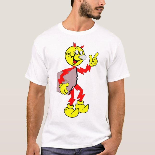 Very Fun Reddy Kilowatt Ohio T-Shirt (Front)