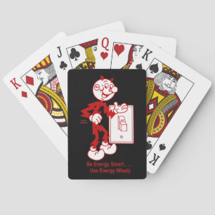 Very Fun Reddy Kilowatt Playing Cards