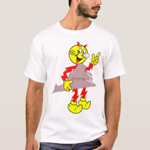Very Fun Reddy Kilowatt Virginia T-Shirt