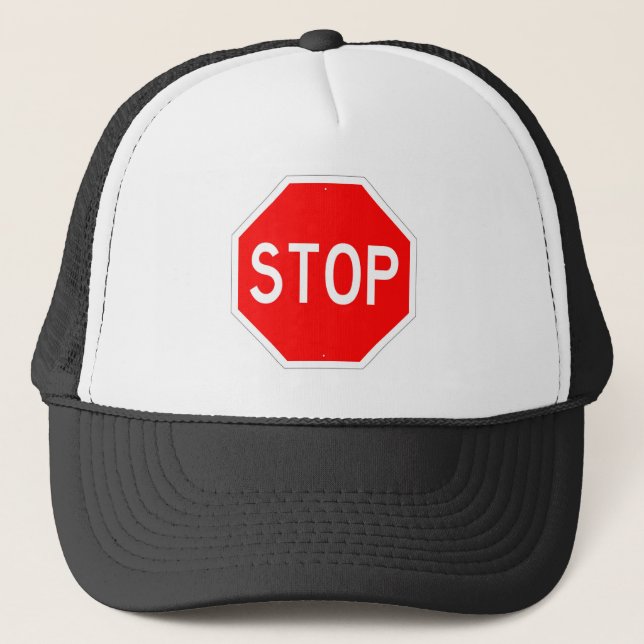 Very Fun STOP Sign Hat (Front)