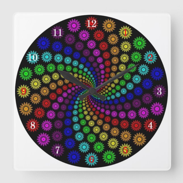 Very Fun Vortex Wall Clock (Front)