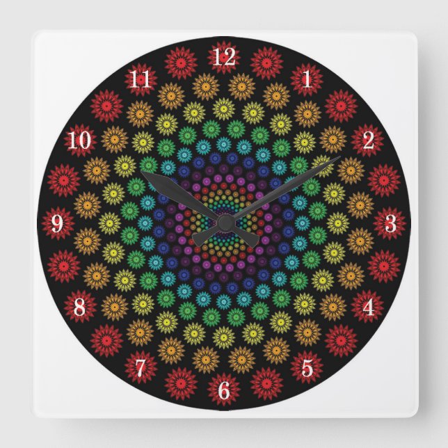 Very Fun Vortex Wall Clock (Front)
