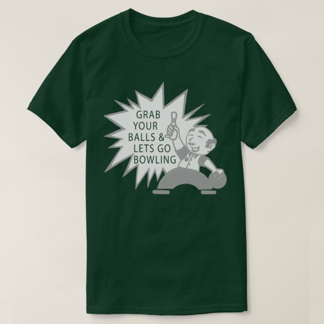 Very Funny Bowling T T T-Shirt (Design Front)
