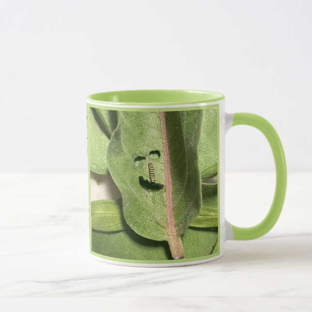Very Funny Caterpillar Monarch Mug (Right)