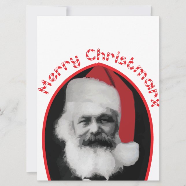 Very funny Christmas card "Merry Christmarx",gift! (Front)
