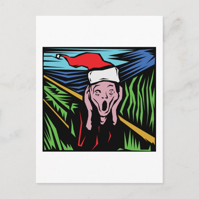 Very Funny Christmas Holiday Postcard (Front)