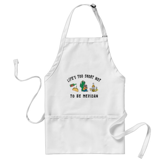Very Funny Mexican Standard Apron (Front)