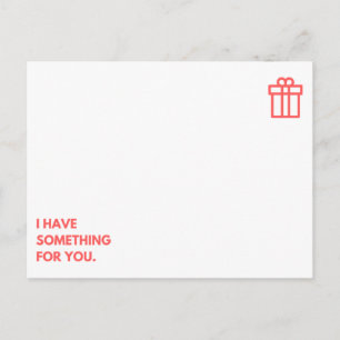 Very Funny - Orange Simple Minimalist Postcard