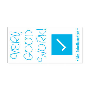 "VERY GOOD WORK!" Marking Rubber Stamp