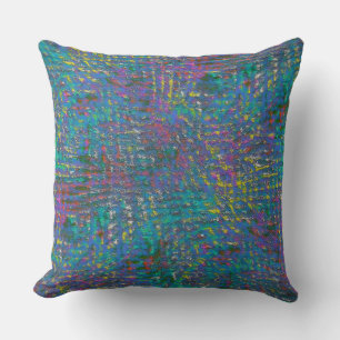 Very grainy, faded colour rough texture cushion