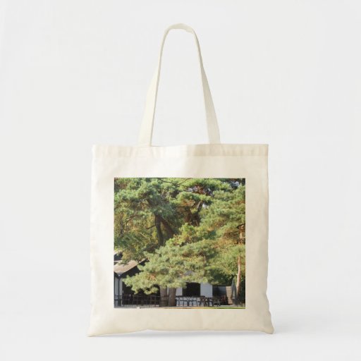Image of Very green trees. Tote Bag