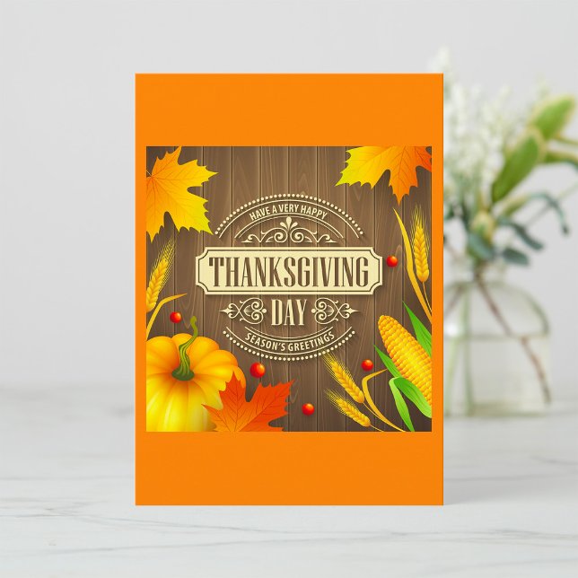 Very Happy Thanksgiving Day Invitation (Creator Uploaded)