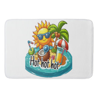 Very Hot season  Bath Mat