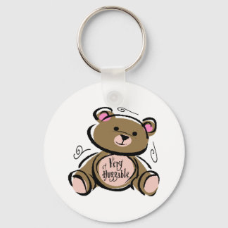 Very Huggable Teddy Bear Key Ring