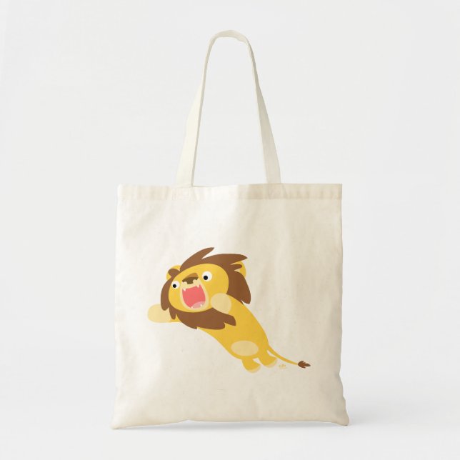 Very Hungry Cute Cartoon Lion Bag (Front)