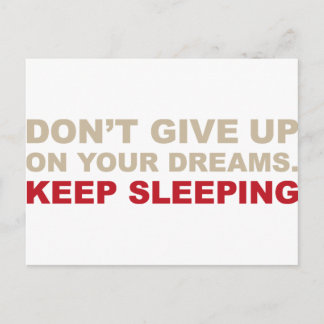 VERY IMPORTANT DREAMS POSTCARD