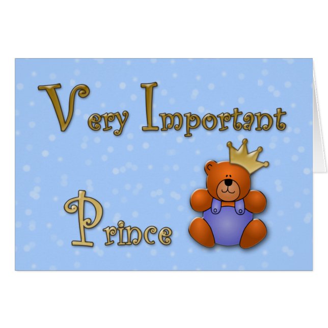 Very Important Prince - papershop (Front Horizontal)