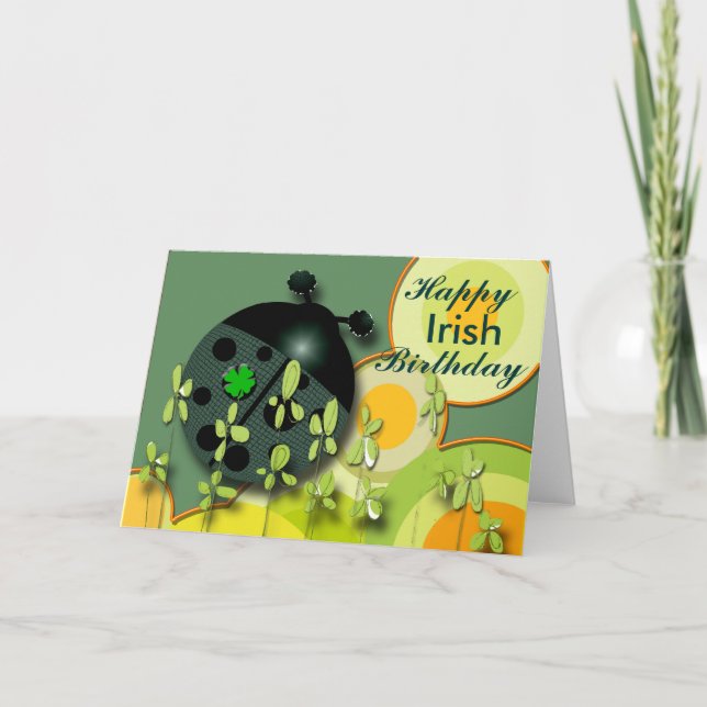Very Irish Birthday Card (Front)
