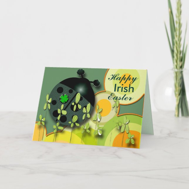Very Irish Easter Holiday Card (Front)