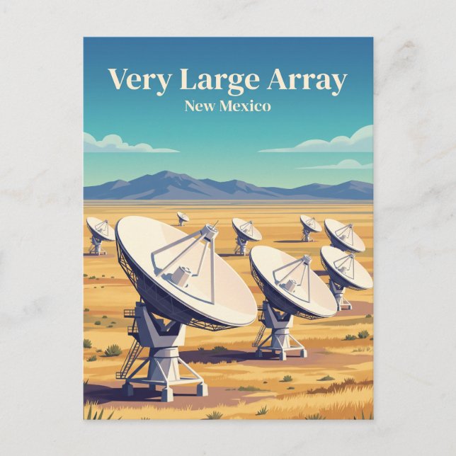 Very Large Array New Mexico Postcard (Front)