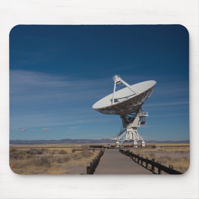 Very Large Array Radio Astronomy Observatory Dish Mouse Mat (Front)