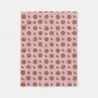 Very light pink chocolate chip cookies bites