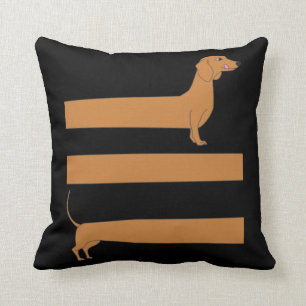 Very long Dachshund funny Cushion