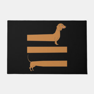 Very long Dachshund funny Doormat