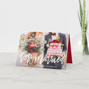 Very Married Folded Holiday Greeting Card