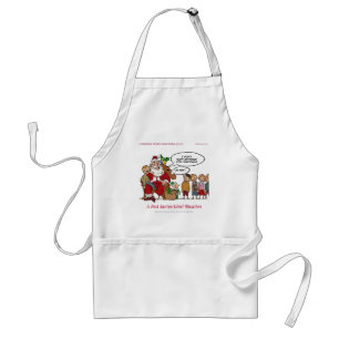Very Mean Santa Ideal Situation Funny Standard Apron