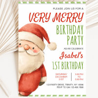 Very Merry Birthday Santa Claus