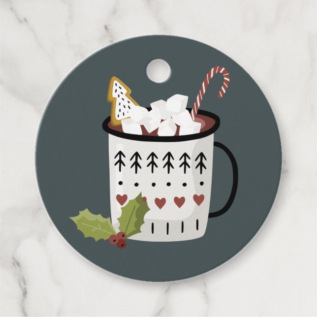 Very Merry Christmas  Favour Tags (Front)