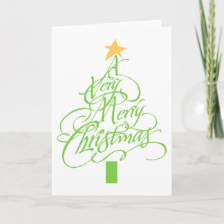 Very Merry Christmas Holiday Card
