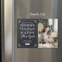 Very Merry Christmas Magnetic Photo Card